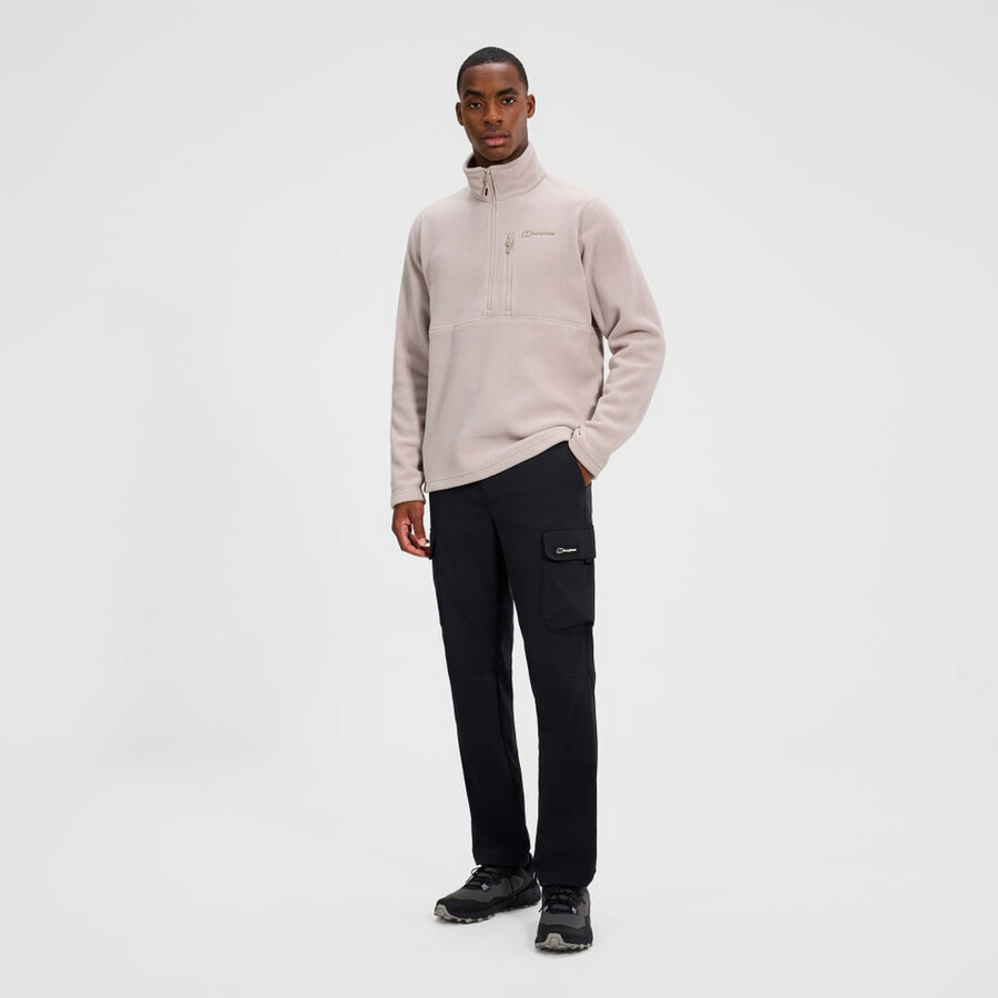 los hombres cotidianas de la carga pantalón negro berghaus