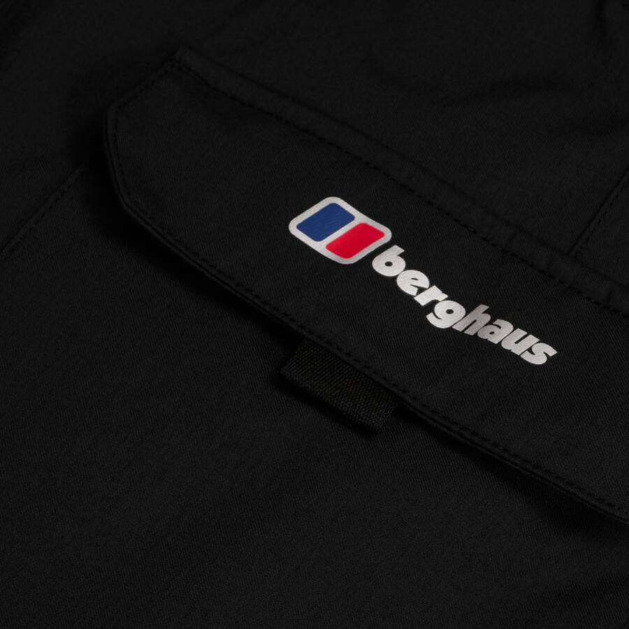 los hombres kirkfell carga pantalón negro berghaus