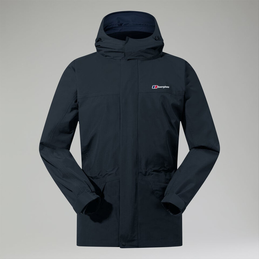 los hombres de la cornisa de gore-tex interactivo de la chaqueta - negro berghaus
