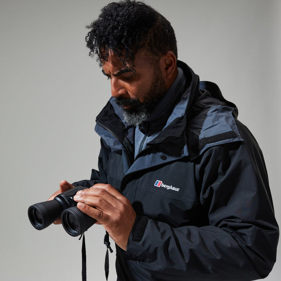 los hombres de la cornisa de gore-tex interactivo de la chaqueta - negro berghaus