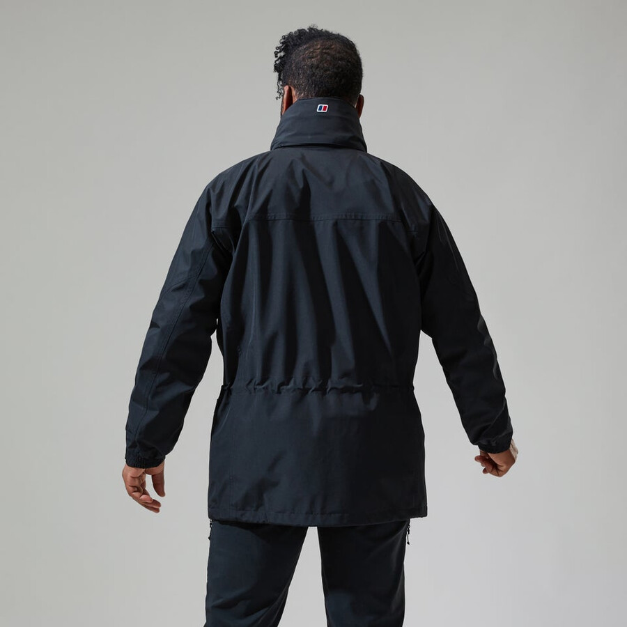 los hombres de la cornisa de gore-tex interactivo de la chaqueta - negro berghaus