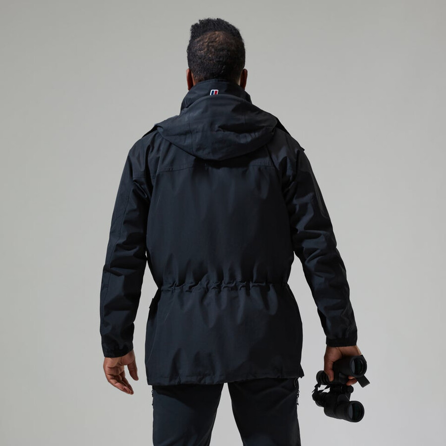 los hombres de la cornisa de gore-tex interactivo de la chaqueta - negro berghaus