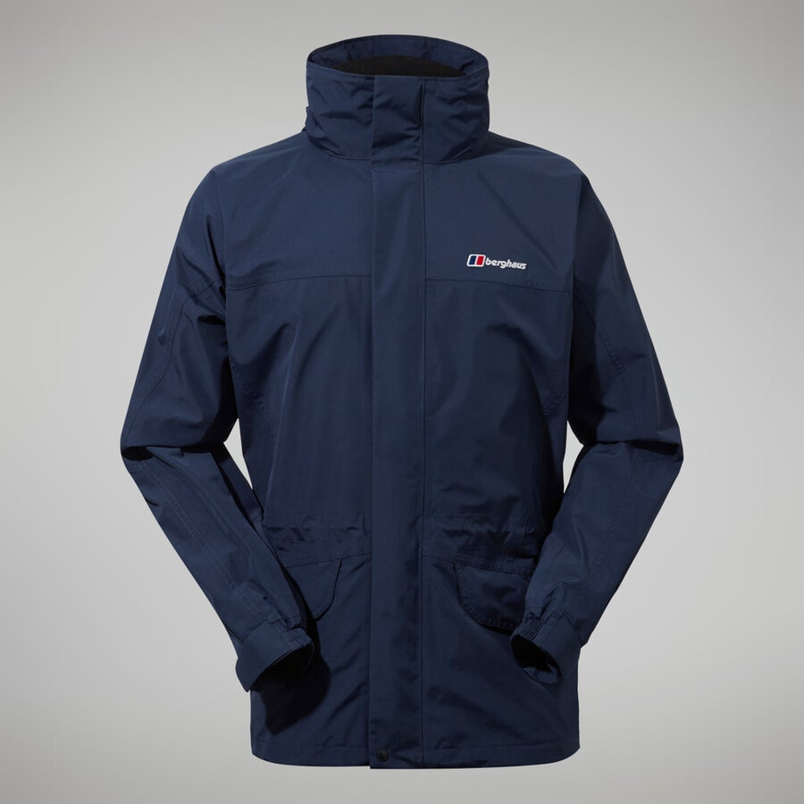 los hombres de la cornisa de gore-tex interactivo de la chaqueta - azul oscuro berghaus