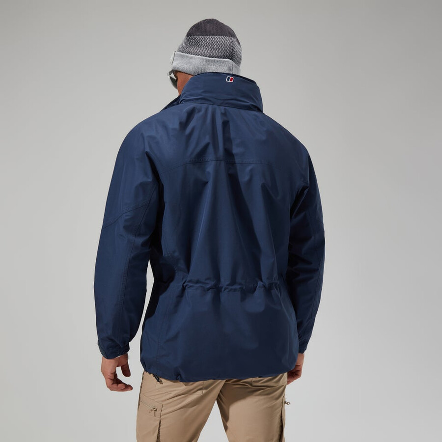 los hombres de la cornisa de gore-tex interactivo de la chaqueta - azul oscuro berghaus