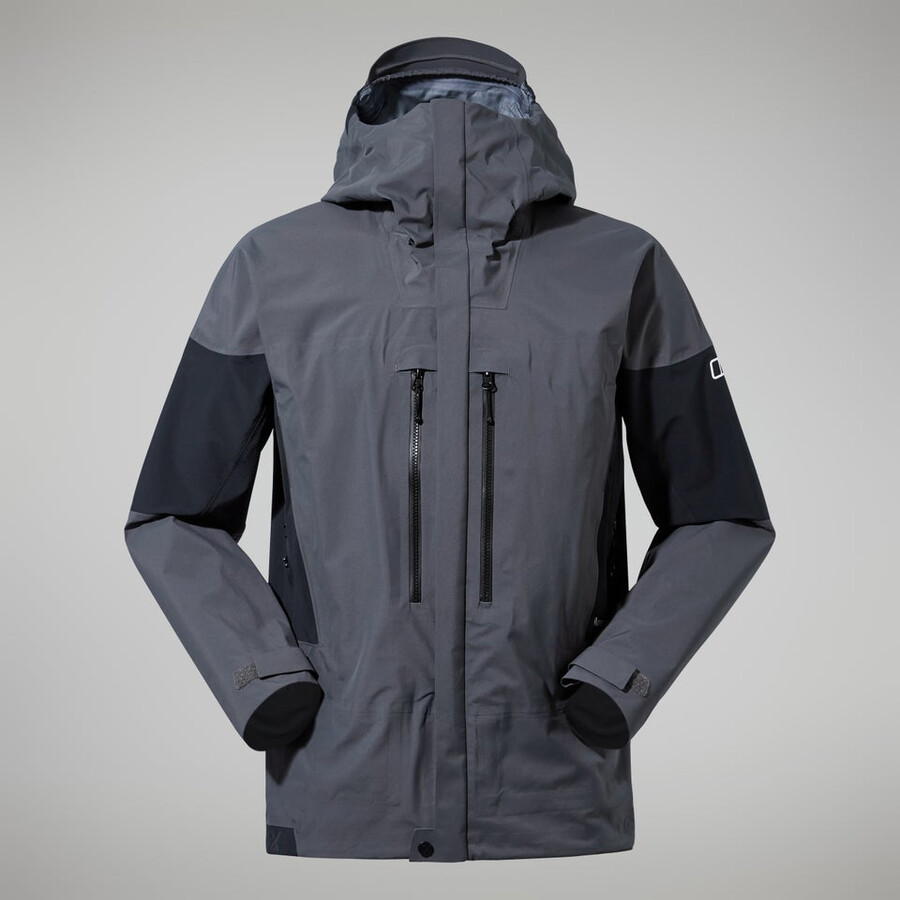los hombres del mtn guía de gore-tex pro chaqueta grisnegro berghaus
