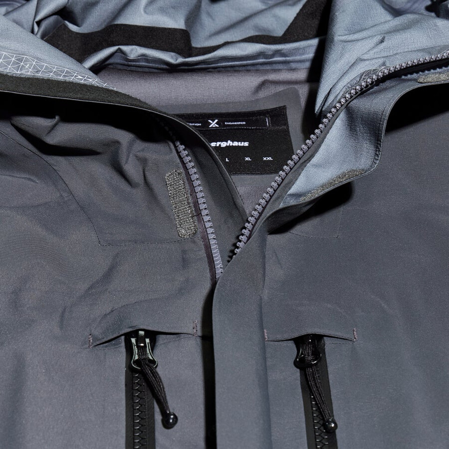 los hombres del mtn guía de gore-tex pro chaqueta grisnegro berghaus