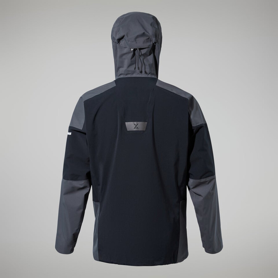 los hombres del mtn guía de gore-tex pro chaqueta grisnegro berghaus