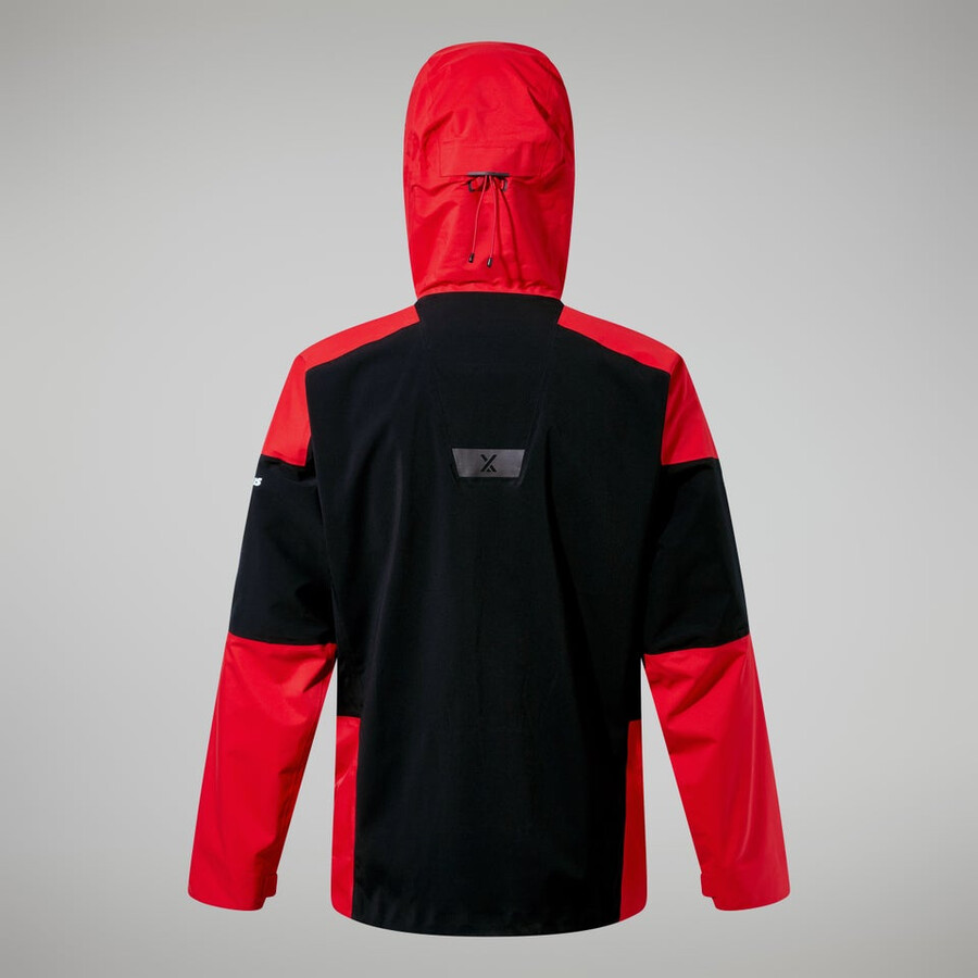 los hombres del mtn guía de gore-tex pro de la chaqueta - rojonegro berghaus
