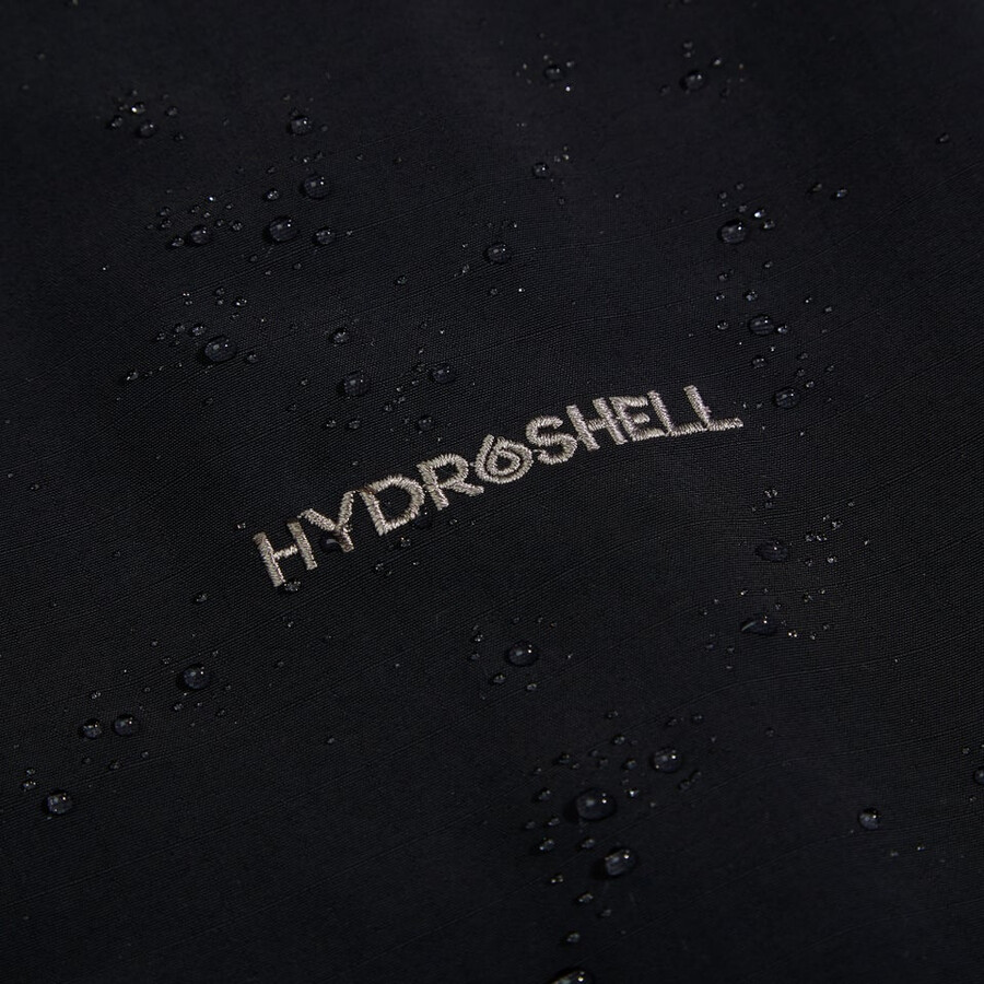 los hombres woodwalk chaqueta impermeable negro berghaus