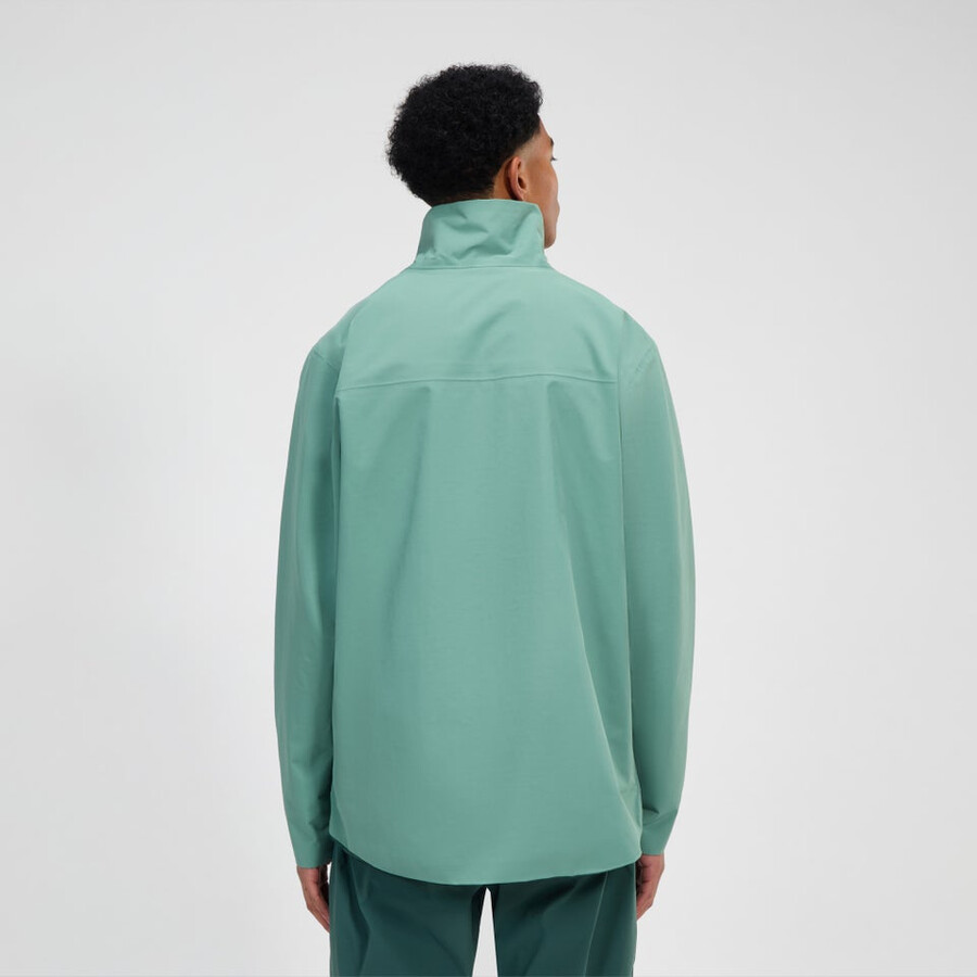 los hombres woodwalk impermeable chaqueta - verde berghaus