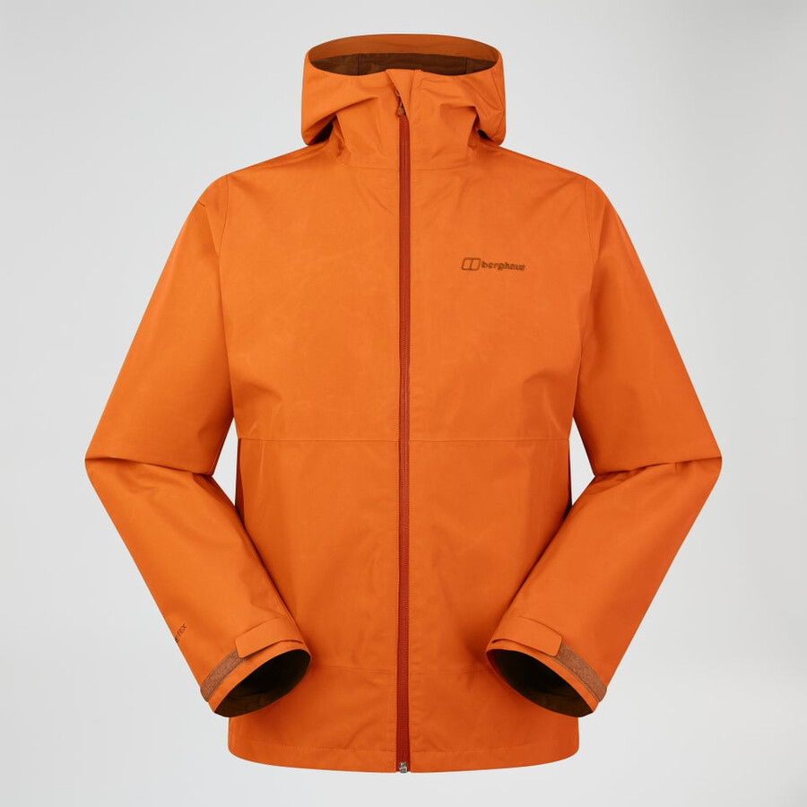 los hombres bramblfell interactivo de gore-tex impermeable chaqueta - naranja berghaus