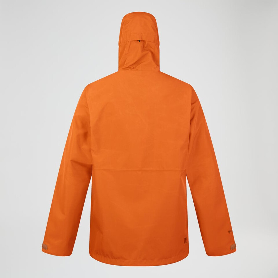 los hombres bramblfell interactivo de gore-tex impermeable chaqueta - naranja berghaus