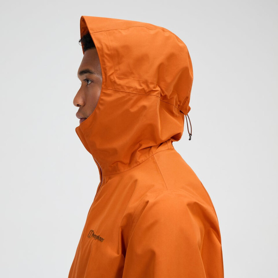 los hombres bramblfell interactivo de gore-tex impermeable chaqueta - naranja berghaus