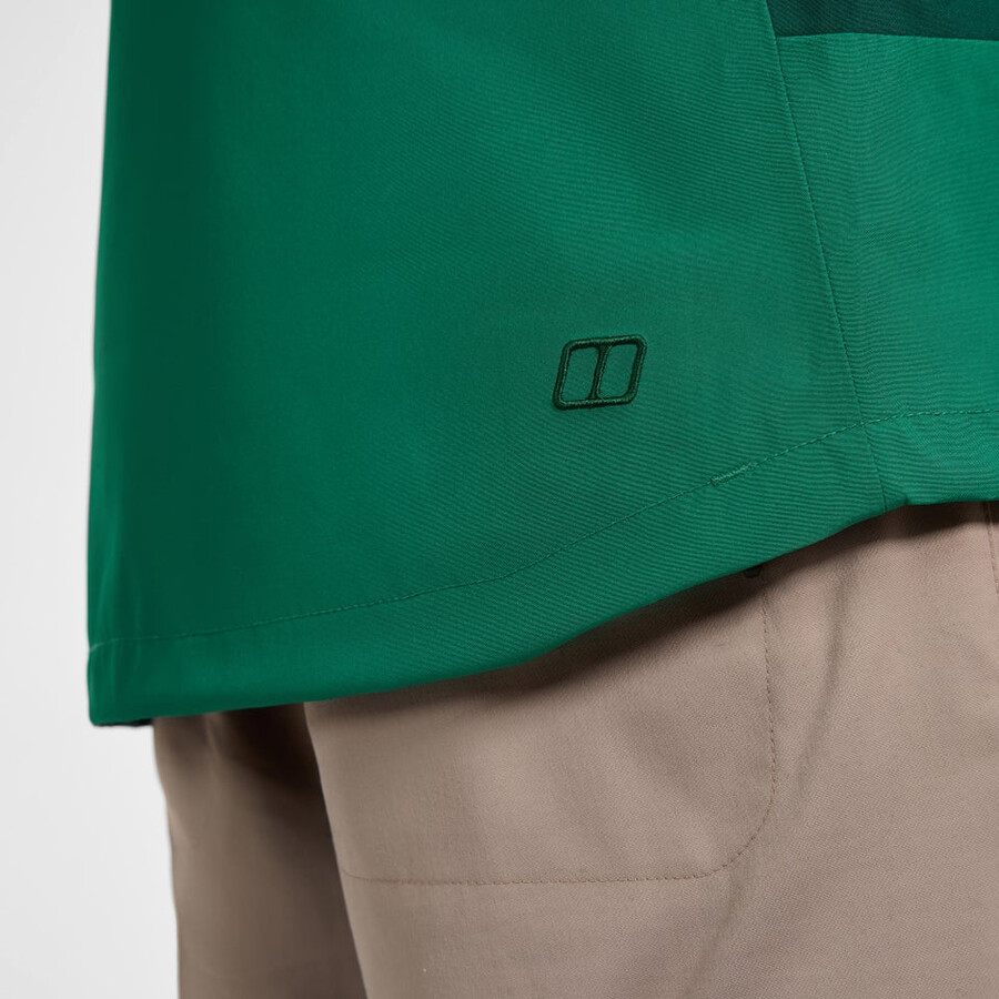 los hombres bramblfell interactivo de gore-tex impermeable chaqueta - verde berghaus