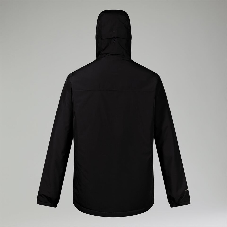 los hombres del diluvio pro 3.0 aislamiento impermeable chaqueta - negro berghaus