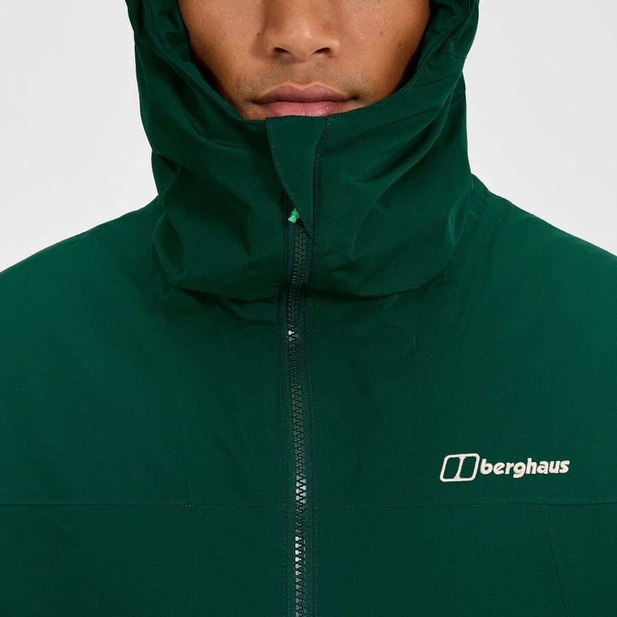 los hombres del diluvio pro 3.0 chaqueta de aislamiento - verde berghaus