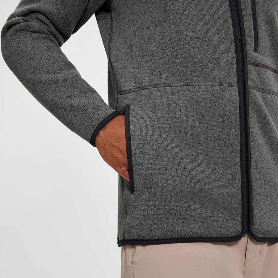 los hombres asterby interactivo de la chaqueta - negrogris berghaus