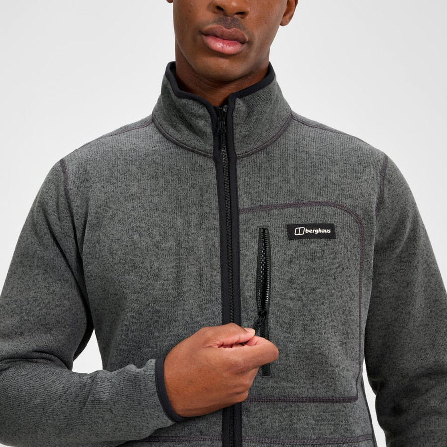 los hombres asterby interactivo de la chaqueta - negrogris berghaus