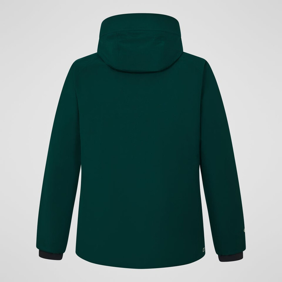 los hombres de fernly gore-tex abajo parka verde berghaus