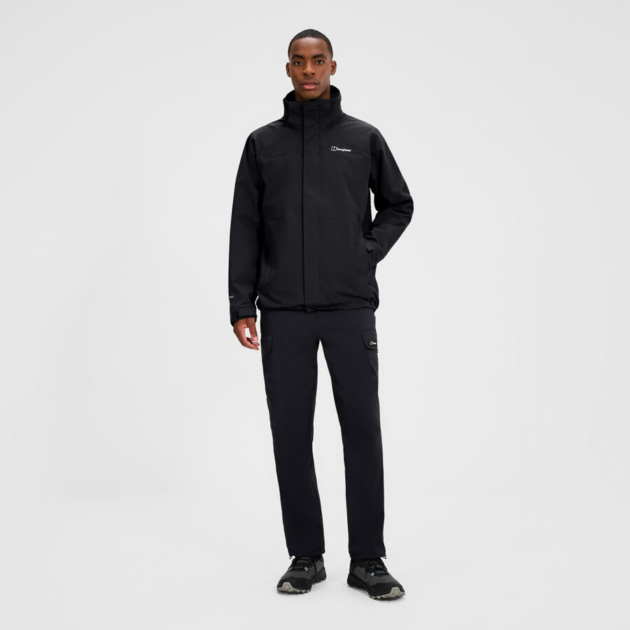 los hombres del escalador 2.0 interactivo de la chaqueta - negro berghaus