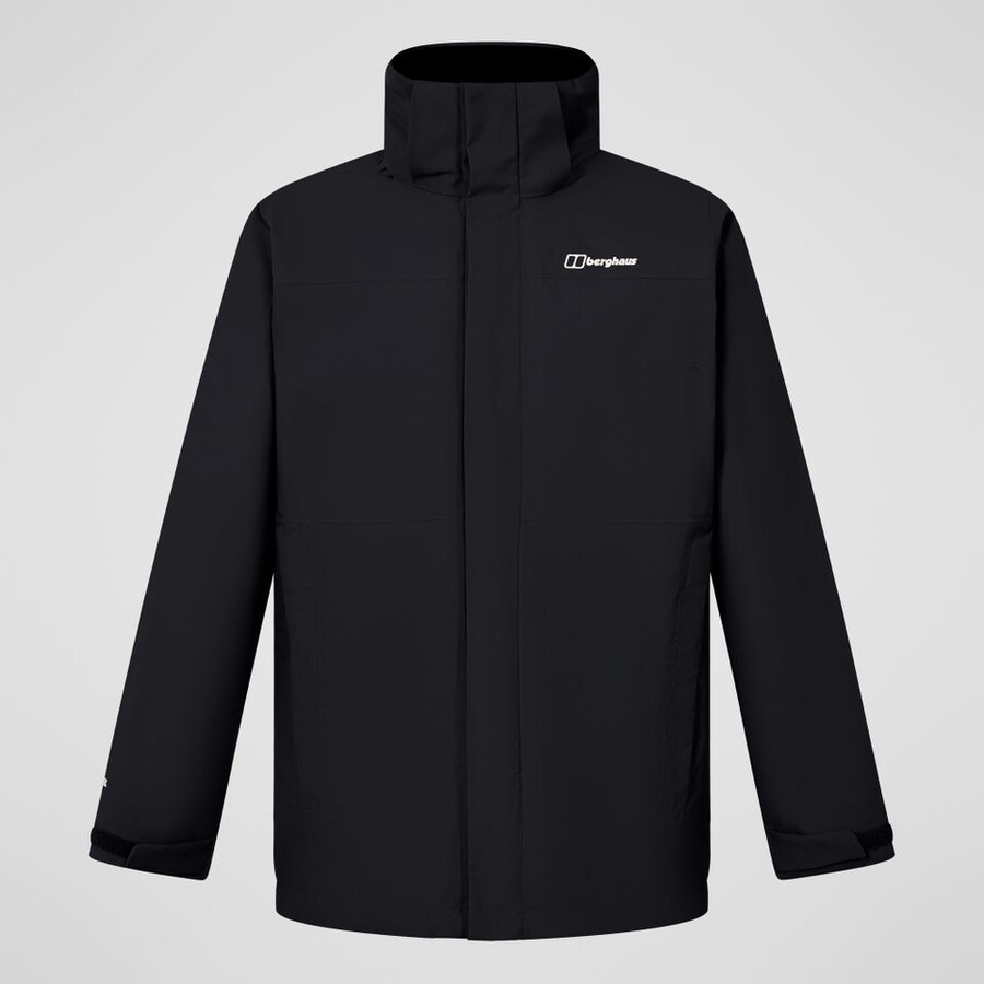 los hombres del escalador 2.0 interactivo de la chaqueta - negro berghaus