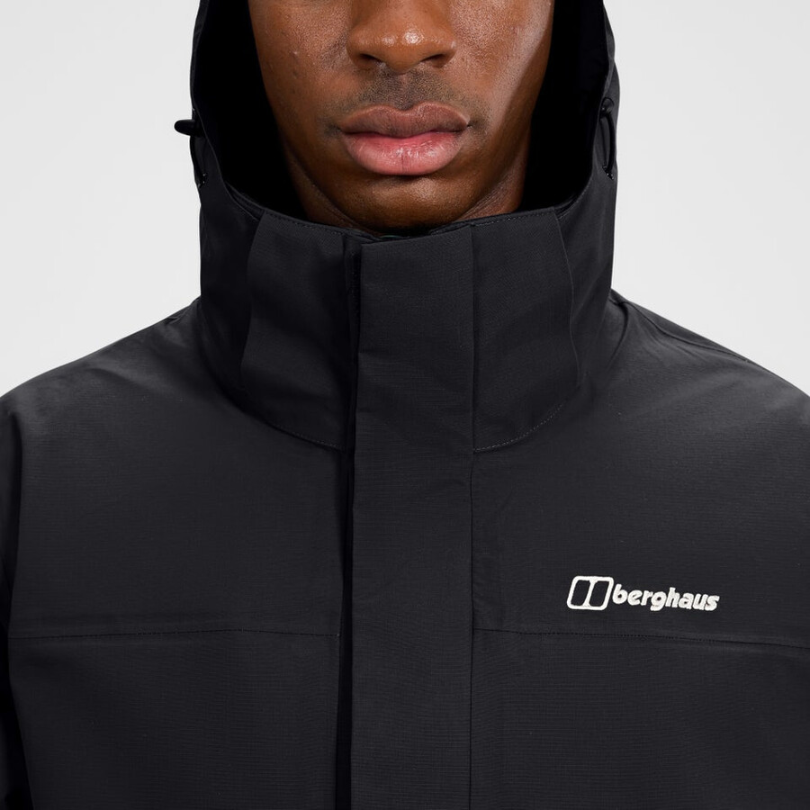 los hombres del escalador 2.0 interactivo de la chaqueta - negro berghaus
