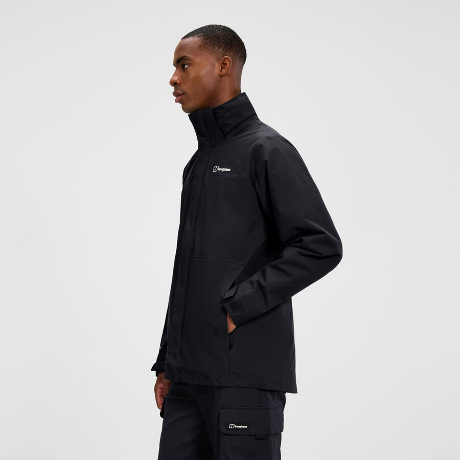 los hombres del escalador 2.0 interactivo de la chaqueta - negro berghaus