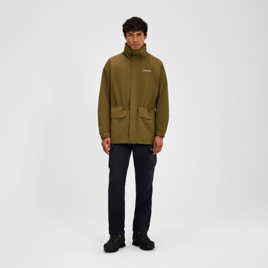 los hombres de la cornisa 2.0 interactivo chaqueta marrón berghaus