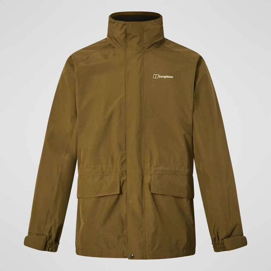 los hombres de la cornisa 2.0 interactivo chaqueta marrón berghaus