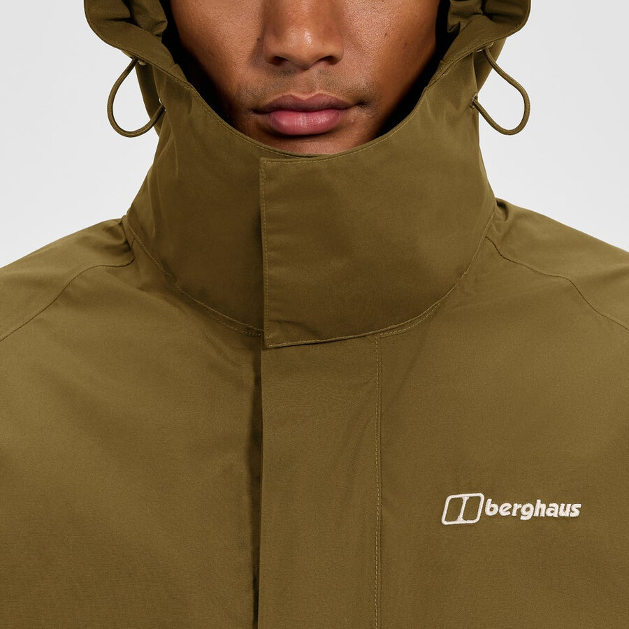 los hombres de la cornisa 2.0 interactivo chaqueta marrón berghaus