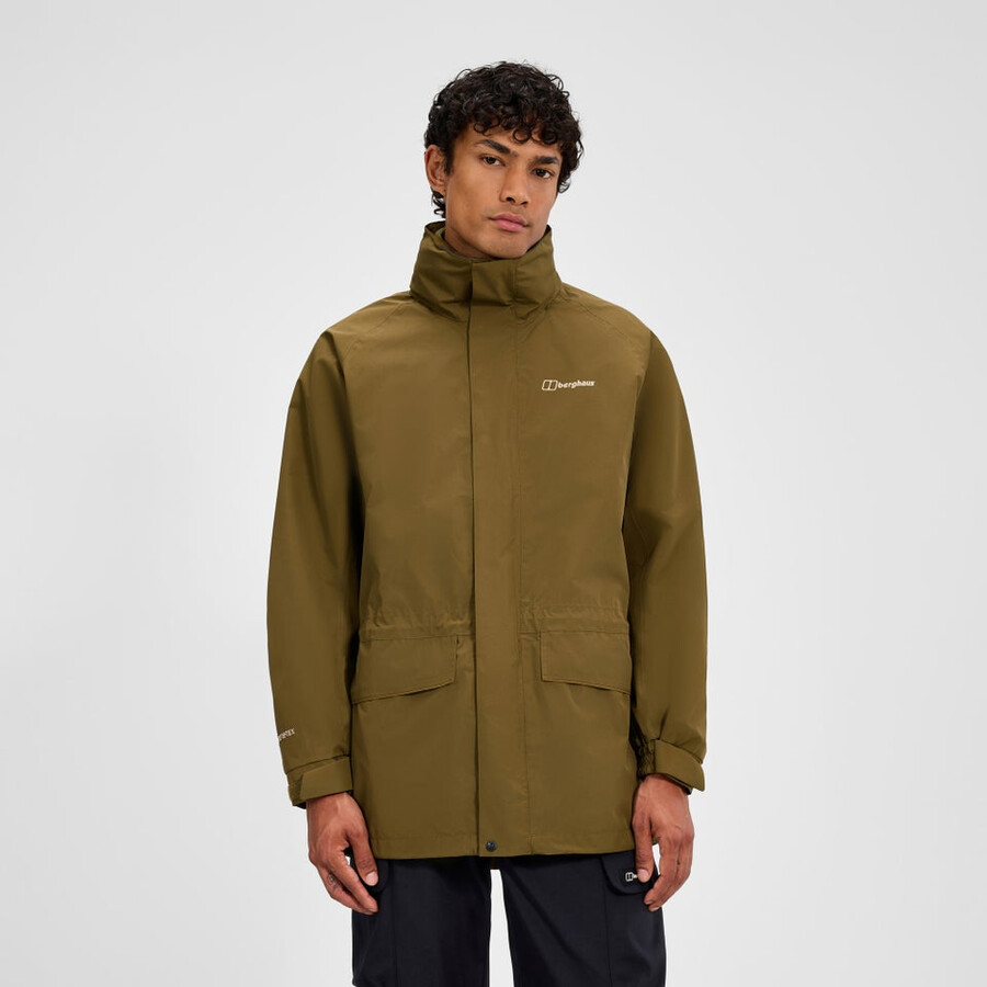 los hombres de la cornisa 2.0 interactivo chaqueta marrón berghaus