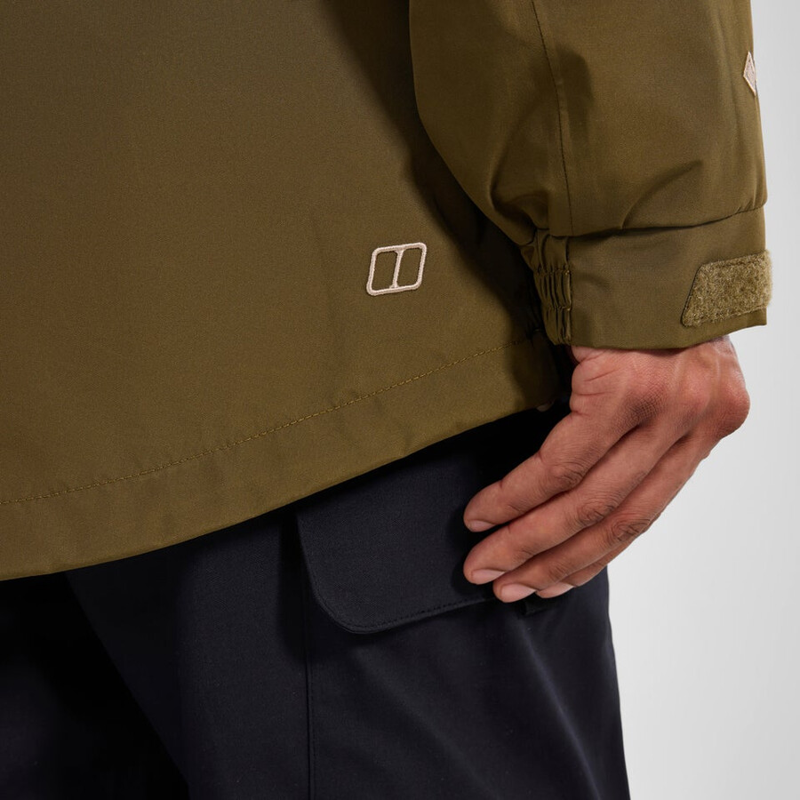 los hombres de la cornisa 2.0 interactivo chaqueta marrón berghaus