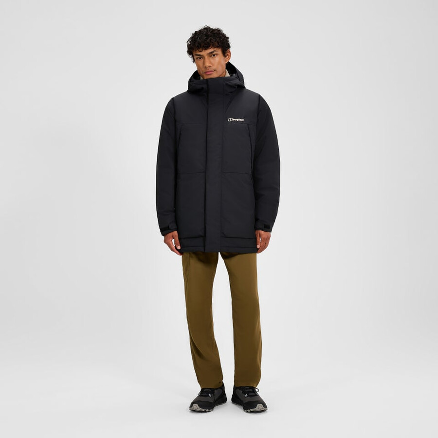 los hombres wansbeck aislado parka - negro berghaus