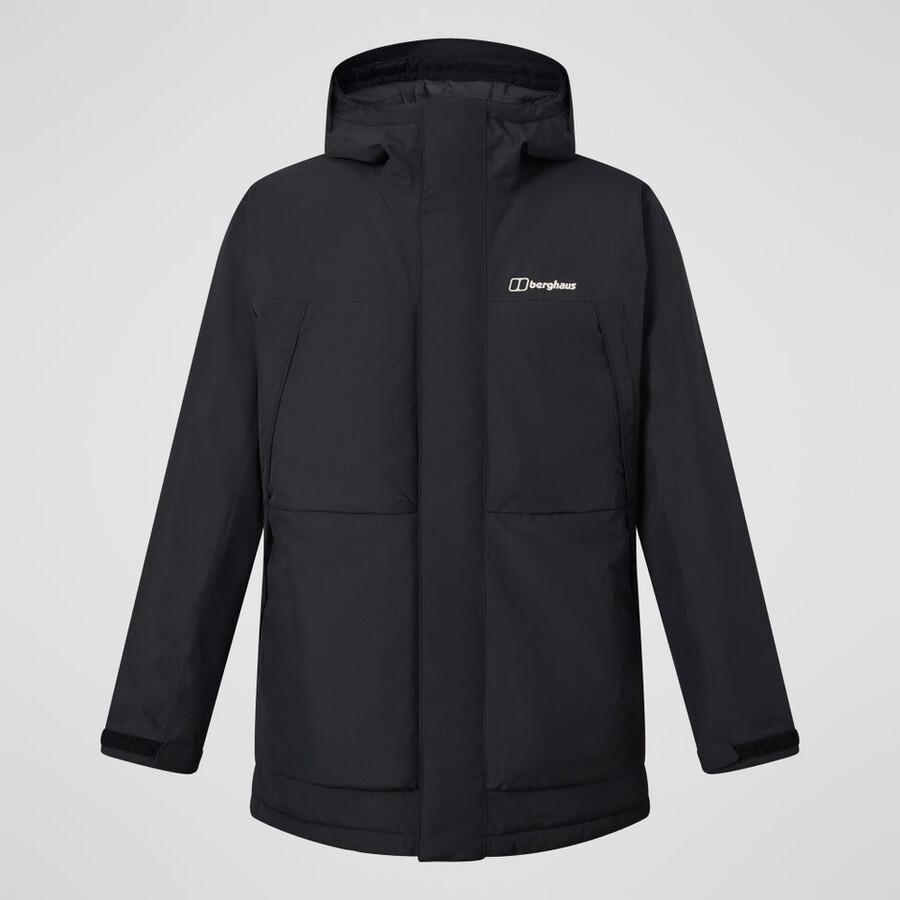 los hombres wansbeck aislado parka - negro berghaus