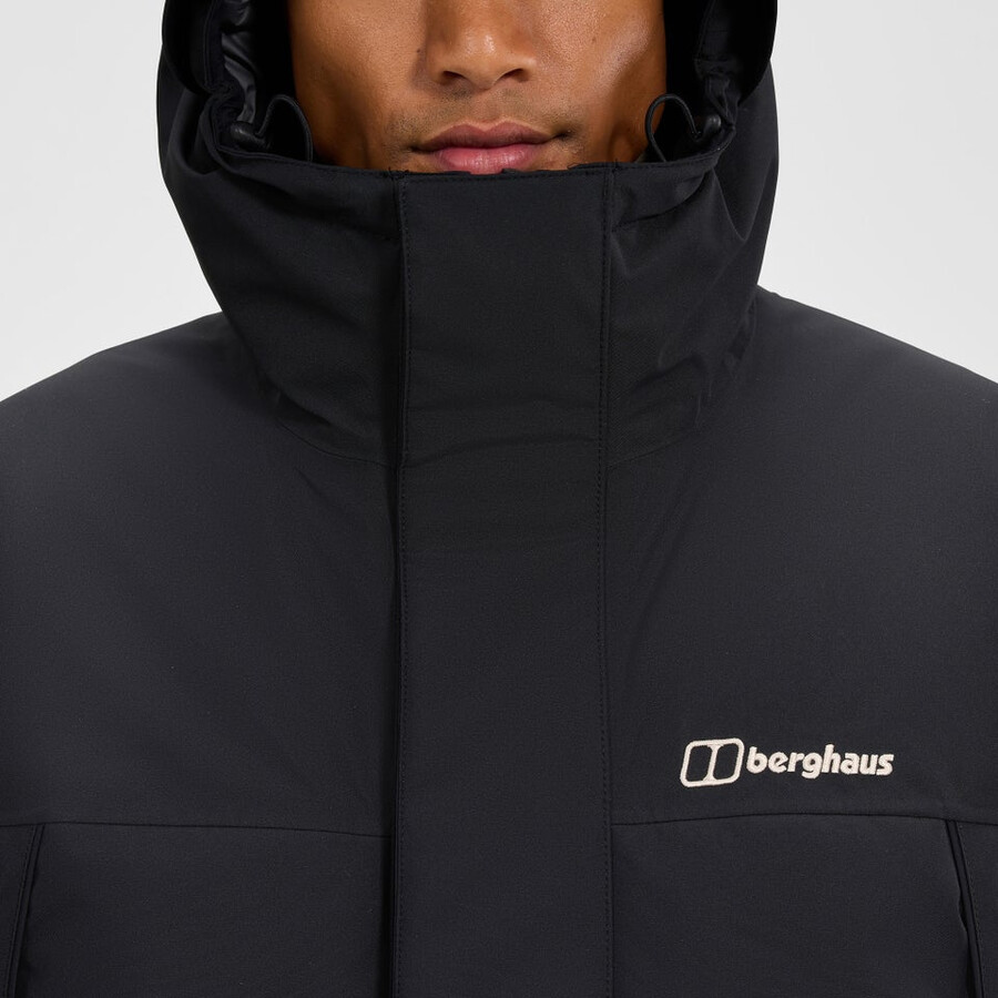 los hombres wansbeck aislado parka - negro berghaus