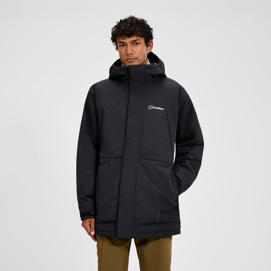 los hombres wansbeck aislado parka - negro berghaus