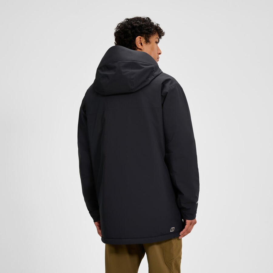 los hombres wansbeck aislado parka - negro berghaus