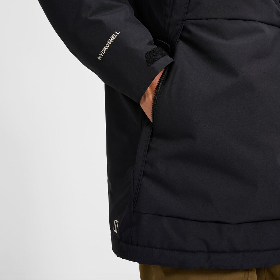 los hombres wansbeck aislado parka - negro berghaus