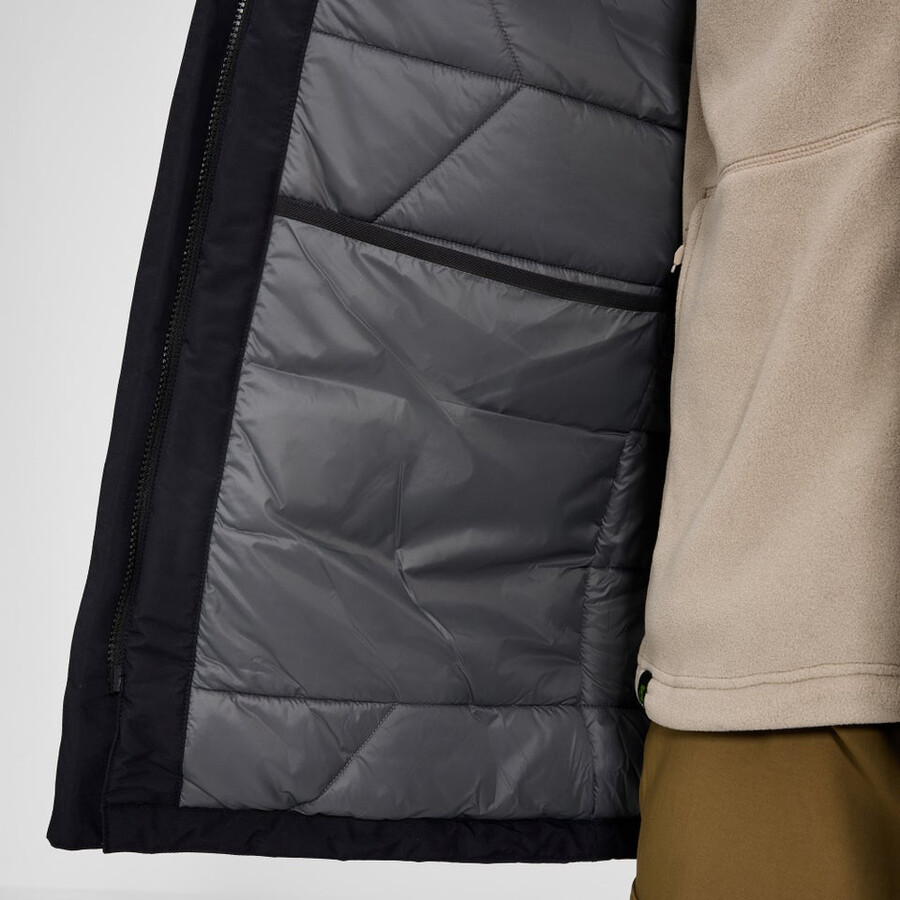 los hombres wansbeck aislado parka - negro berghaus