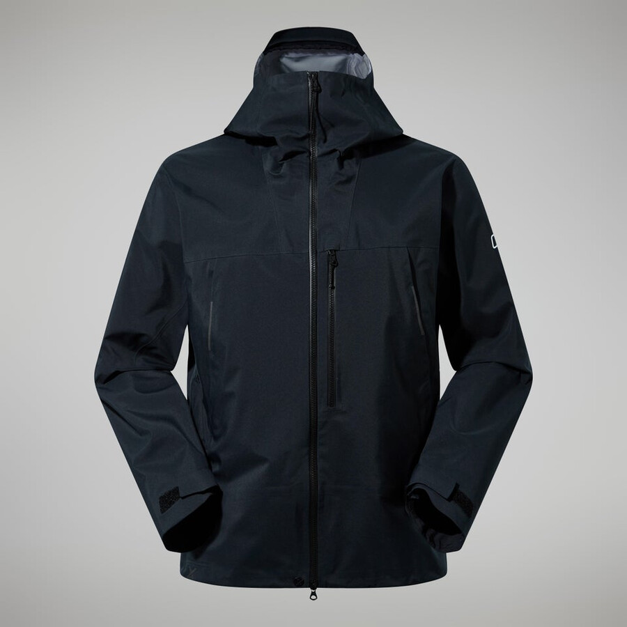 los hombres del mtn buscador de la chaqueta de gore-tex - negro berghaus