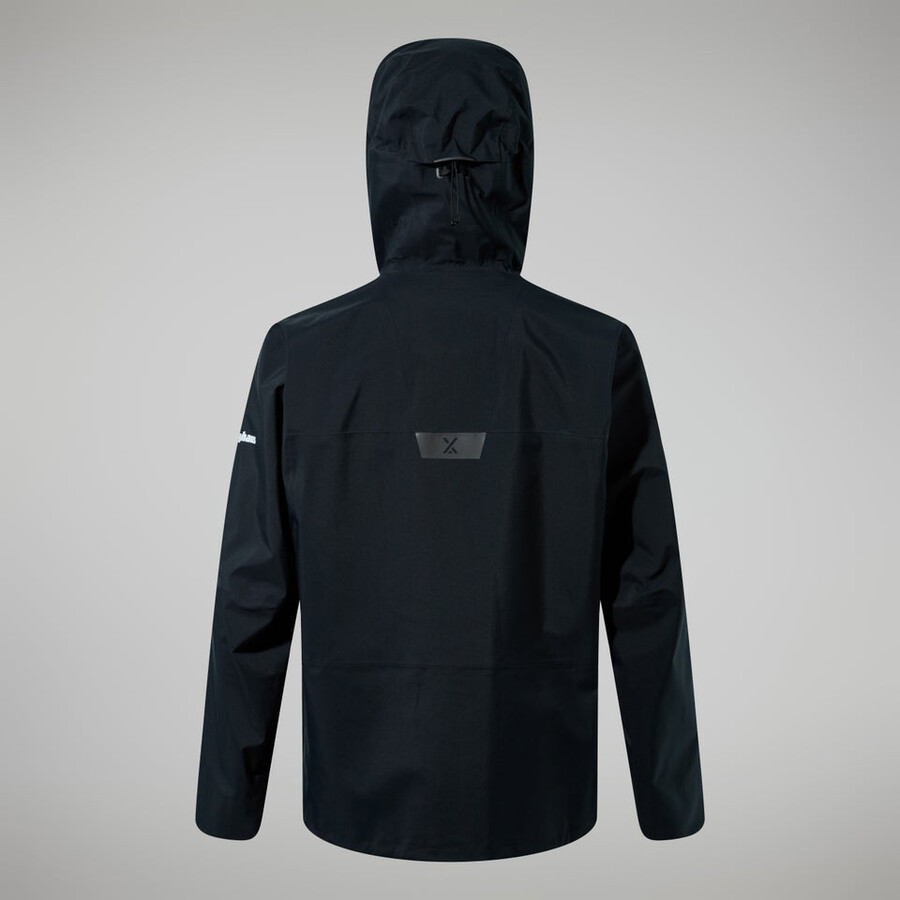 los hombres del mtn buscador de la chaqueta de gore-tex - negro berghaus