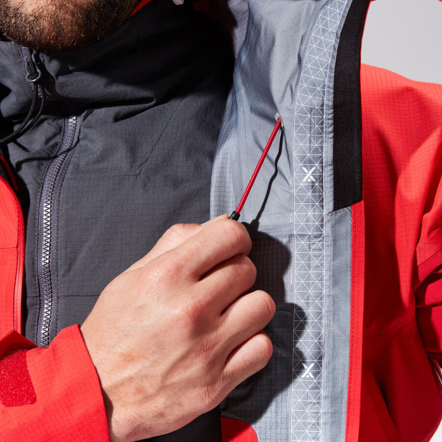 los hombres del mtn guide alpine pro chaqueta de gore-tex - rojo berghaus