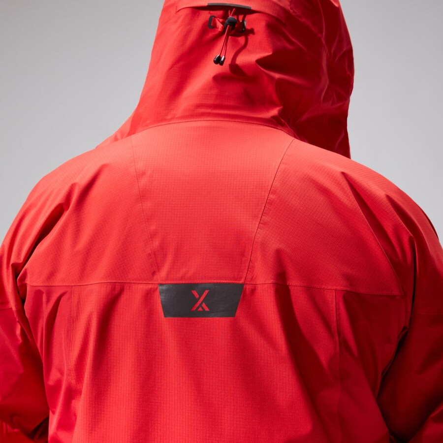 los hombres del mtn guide alpine pro chaqueta de gore-tex - rojo berghaus