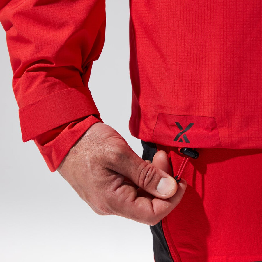 los hombres del mtn guide alpine pro chaqueta de gore-tex - rojo berghaus