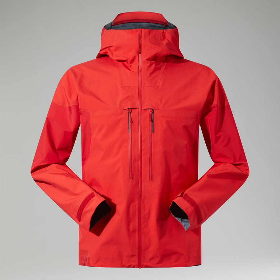 los hombres del mtn guide alpine pro chaqueta de gore-tex - rojo berghaus