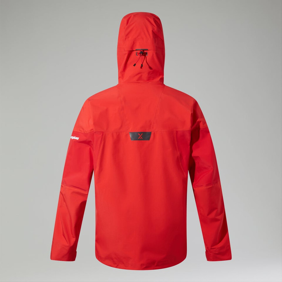 los hombres del mtn guide alpine pro chaqueta de gore-tex - rojo berghaus