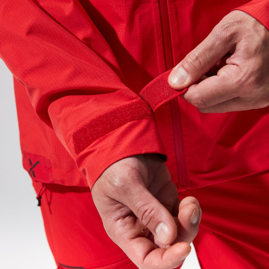 los hombres del mtn guide alpine pro chaqueta de gore-tex - rojo berghaus
