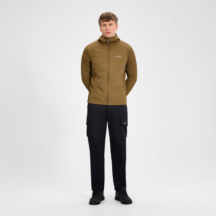 los hombres skelbo chaqueta marrón berghaus