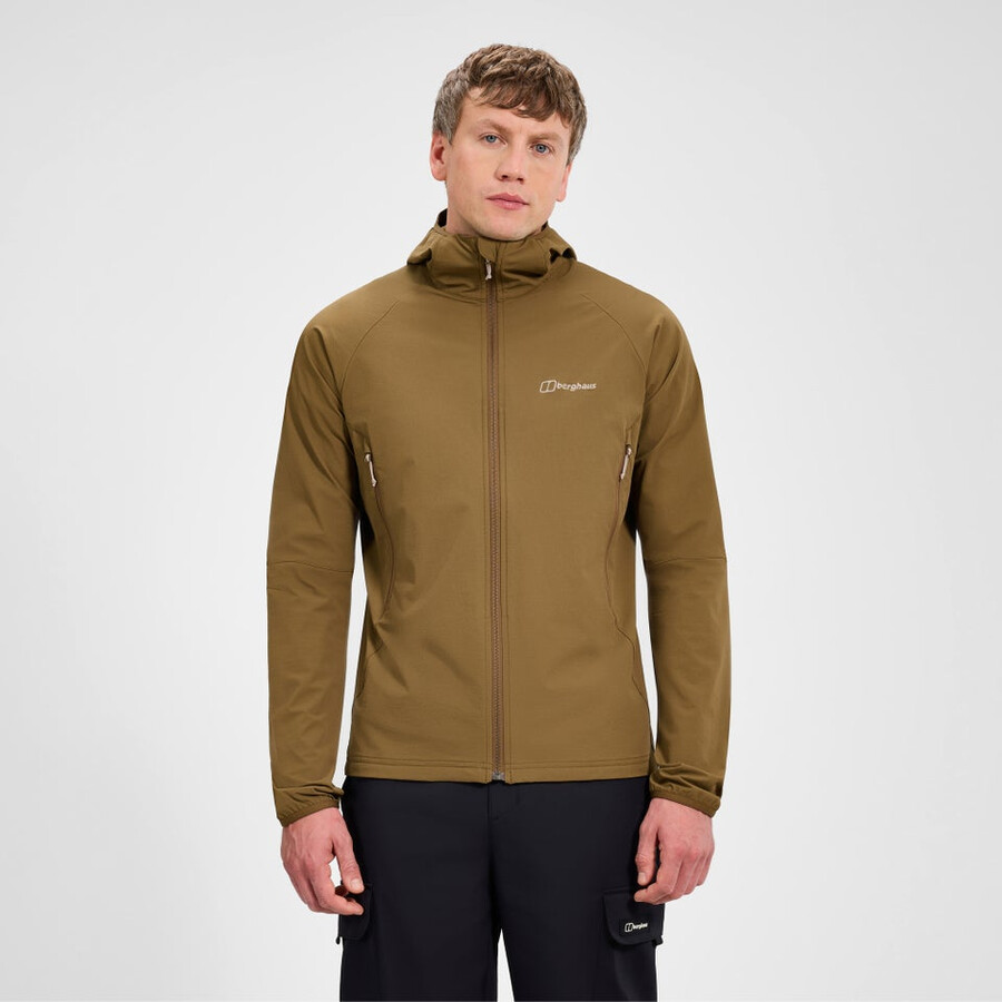 los hombres skelbo chaqueta marrón berghaus