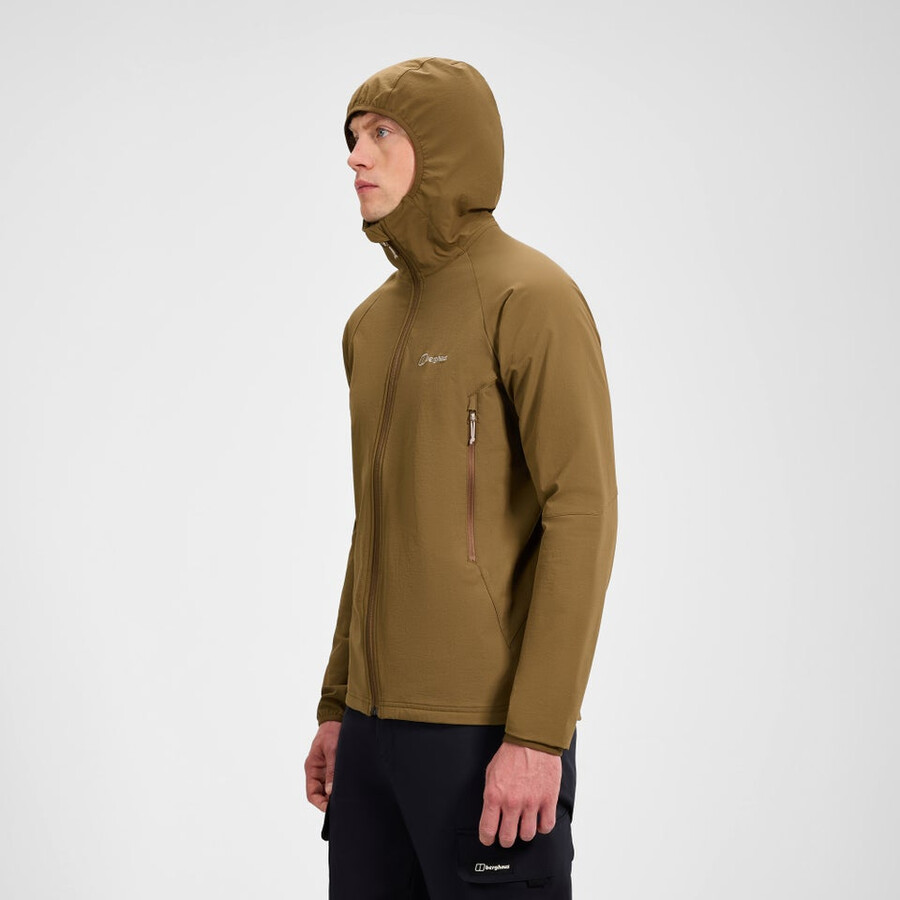los hombres skelbo chaqueta marrón berghaus